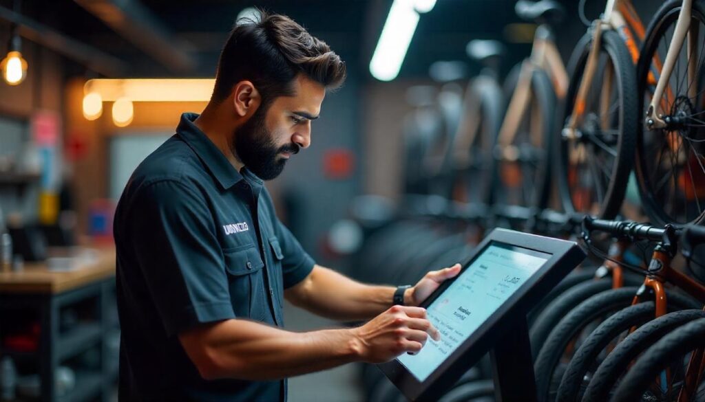bicycle repair shop software