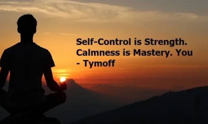 Self-Control is Strength. Calmness is Mastery. You – Tymoff