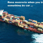 Rena Monrovia When You Transport Something by Car …