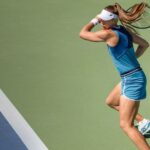 Latest tennis racquets, footwear, and add-ons displayed together