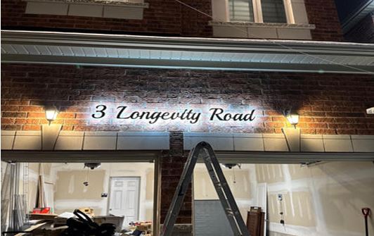 Light Up Your Address in Style with Sleek LED House Number Signs