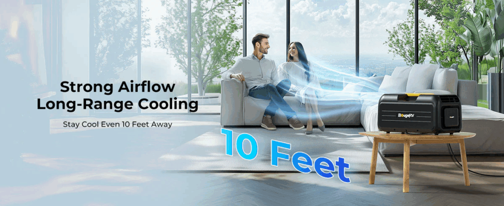 Beat the Heat Outdoors: Discover the Best Camping Air Conditioner with BougeRV’s Portable Cooling Solution