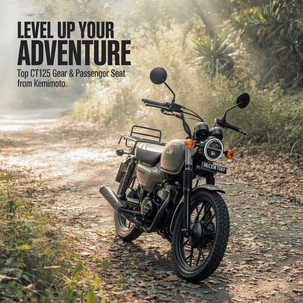 Level Up Your Adventure: Best Honda CT125 Accessories from Kemimoto